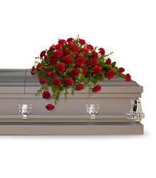 Adoration Casket Spray from McIntire Florist in Fulton, Missouri